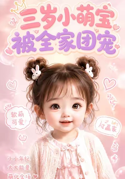 三岁小萌宝被全家团宠